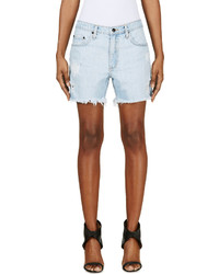 hellblaue Jeansshorts