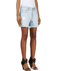 hellblaue Jeansshorts