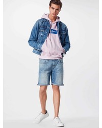 hellblaue Jeansshorts von Pepe Jeans