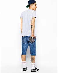 hellblaue Jeansshorts von Reclaimed Vintage