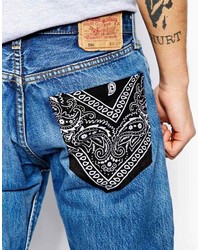 hellblaue Jeansshorts von Reclaimed Vintage