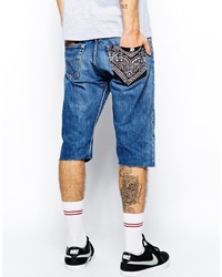 hellblaue Jeansshorts von Reclaimed Vintage