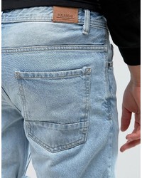 hellblaue Jeansshorts von Pull&Bear