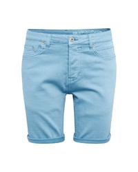 hellblaue Jeansshorts von Solid