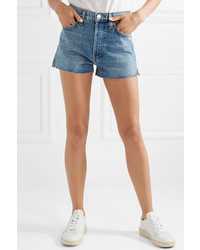 hellblaue Jeansshorts von RE/DONE