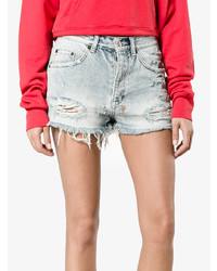 hellblaue Jeansshorts von Ksubi