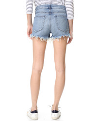 hellblaue Jeansshorts von 3x1