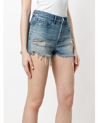 hellblaue Jeansshorts von 3x1