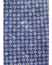 hellblaue Krawatte mit Blumenmuster von Pierre Cardin