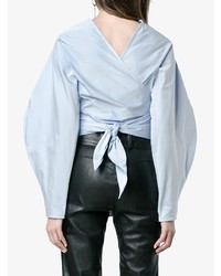 hellblaue Langarmbluse von Ellery