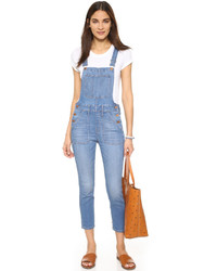 hellblaue Latzhose von Madewell