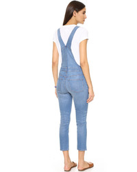 hellblaue Latzhose von Madewell