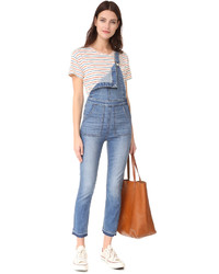 hellblaue Latzhose von Madewell