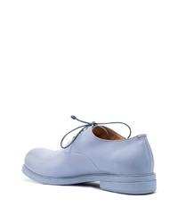hellblaue Leder Derby Schuhe von Marsèll