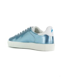 hellblaue Leder niedrige Sneakers von Rossignol