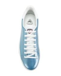 hellblaue Leder niedrige Sneakers von Rossignol