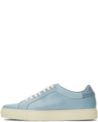 hellblaue Leder niedrige Sneakers von Paul Smith