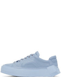 hellblaue Leder niedrige Sneakers von Pierre Hardy