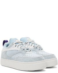 hellblaue Leder niedrige Sneakers von Eytys