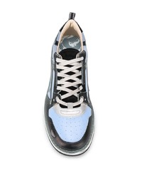 hellblaue Leder niedrige Sneakers von Premiata