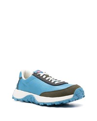 hellblaue Leder niedrige Sneakers von Camper