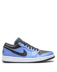 hellblaue Leder niedrige Sneakers von Jordan