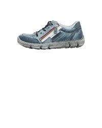 hellblaue Leder niedrige Sneakers von KRISBUT