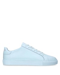 hellblaue Leder niedrige Sneakers von Kurt Geiger London