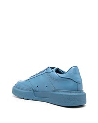 hellblaue Leder niedrige Sneakers von Paul Smith