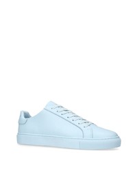 hellblaue Leder niedrige Sneakers von Kurt Geiger London