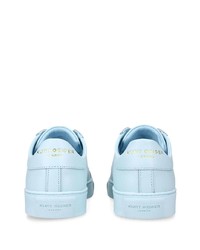 hellblaue Leder niedrige Sneakers von Kurt Geiger London