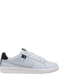 hellblaue Leder niedrige Sneakers von Nike Sportswear
