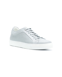 hellblaue Leder niedrige Sneakers von Paul Smith