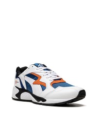 hellblaue Leder niedrige Sneakers von Puma