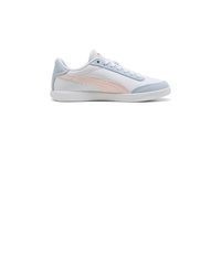 hellblaue Leder niedrige Sneakers von Puma