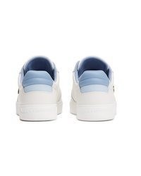 hellblaue Leder niedrige Sneakers von Tommy Hilfiger