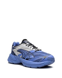 hellblaue Leder niedrige Sneakers von Puma