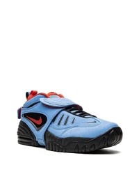 hellblaue Leder niedrige Sneakers von Nike