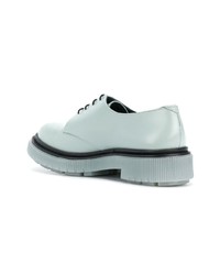 hellblaue Leder Oxford Schuhe von Adieu Paris