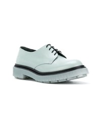 hellblaue Leder Oxford Schuhe von Adieu Paris