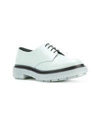 hellblaue Leder Oxford Schuhe von Adieu Paris