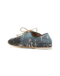 hellblaue Leder Oxford Schuhe von Marsèll