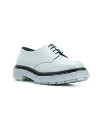 hellblaue Leder Oxford Schuhe von Adieu Paris