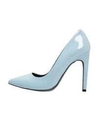 hellblaue Leder Pumps von Even&Odd