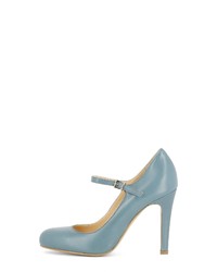 hellblaue Leder Pumps von Evita