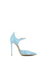 hellblaue Leder Pumps von Evita