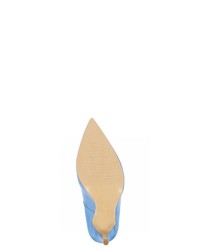 hellblaue Leder Pumps von Evita