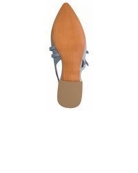 hellblaue Leder Pumps von Marco Tozzi