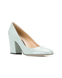 hellblaue Leder Pumps von Sergio Rossi