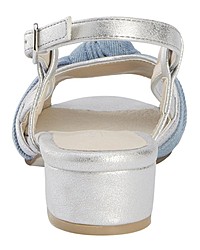 hellblaue Leder Sandaletten von Andrea Conti